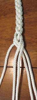 3-strand braid step 3