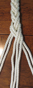 4-strand braid step 3