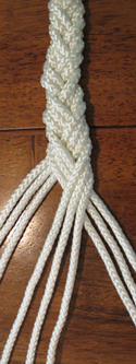 5-strand braid step 5