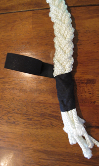 Making the handle step 2
